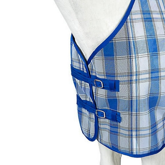 Tough1 Deluxe Mesh Fly Sheet Prints 78 Royal/Green