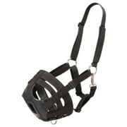 Tough 1 Easy Breathe Poly/Nylon Grazing Muzzle Black Horse