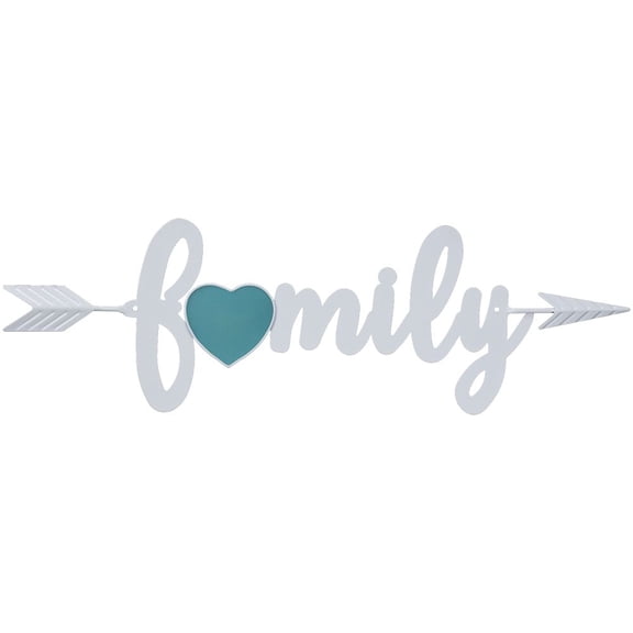 Tough1 Family Arrow Metal Wall Sign