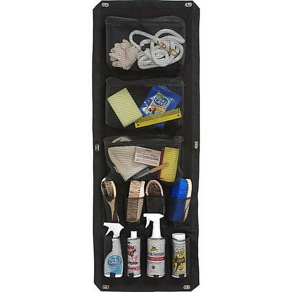 Tough 1 Grooming Caddy Hanging Heavy Canvas 20 x 55 Black 72-9850