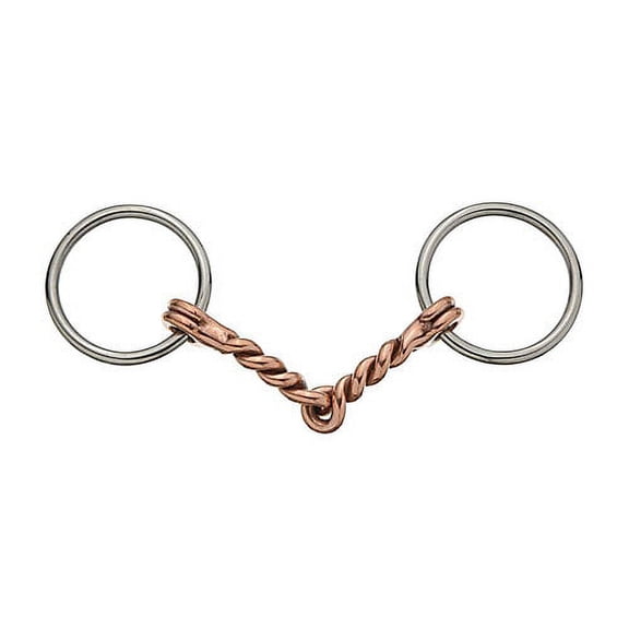 Tough1 Kelly Silver Mini Twist Wire Snaffle 4