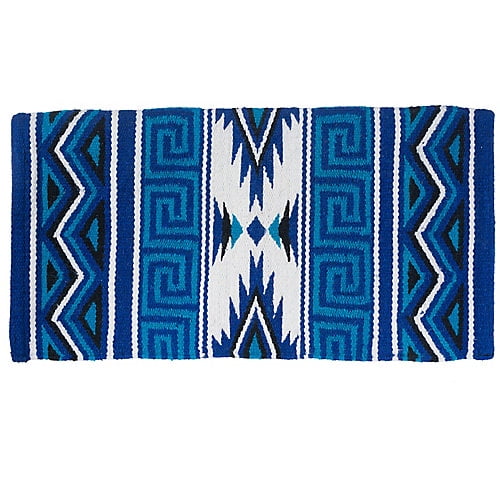 Tough1 Mayan Wool Saddle Blanket Royal