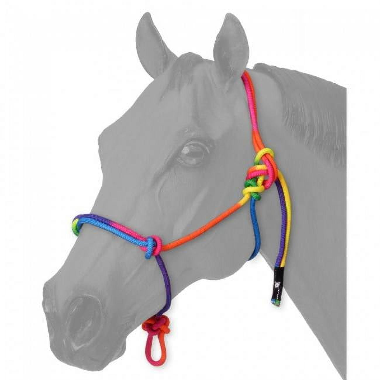 Tough1 Mini Rainbow Rope Halter Large - Walmart.com