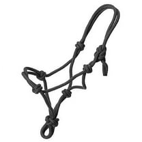 Tough1 Miniature Poly Rope Halter Lg Black