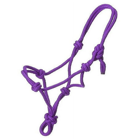 Tough1 Miniature Poly Rope Halter Md Purple