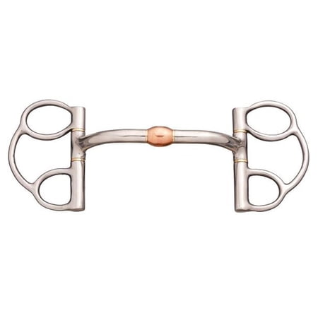 Tough 1 Bit Comfort Gaited 3 Ring Dee Stainless Steel Pinchless 24310