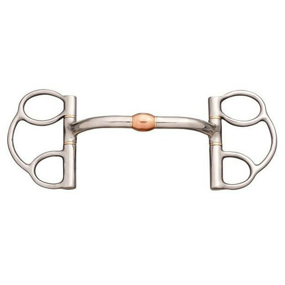 Tough 1 Bit Comfort Gaited 3 Ring Dee Stainless Steel Pinchless 24310