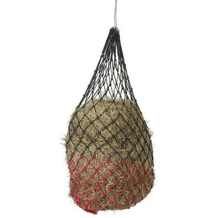 Tough1 Slow Feed Hay Net 2in Black/Red