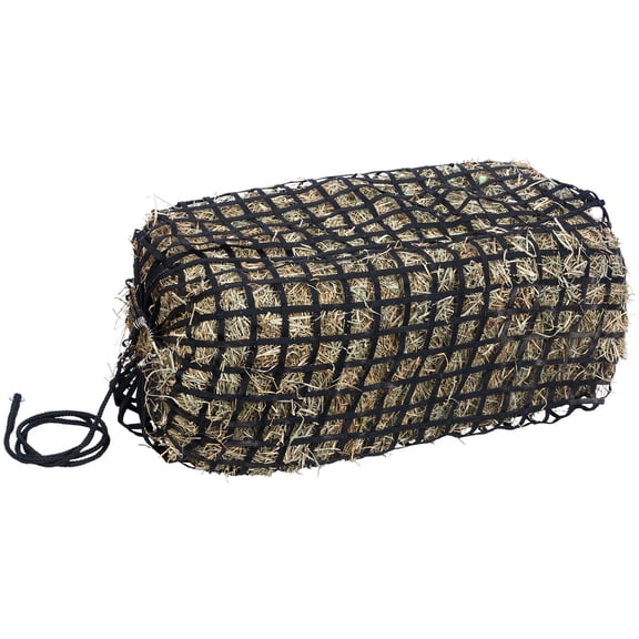 Tough 1 Hay Feeder Nylon Net Slow Feed Square Bale Black 72-1402
