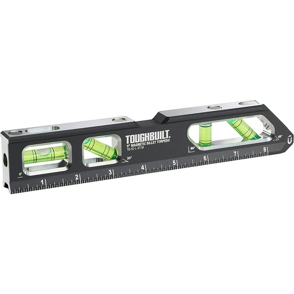 ToughBuilt 9-in Magnetic Billet Torpedo Level - (TB-H2-L-9T-M)