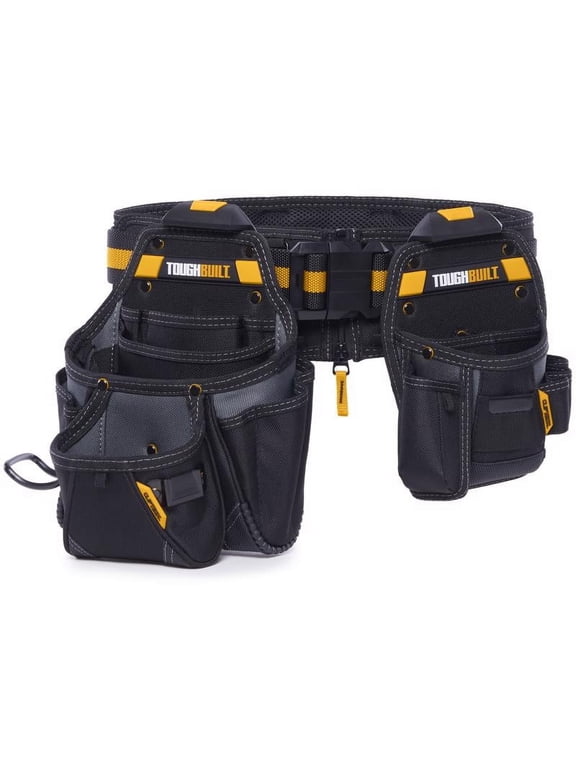 Adjustable Pocket Tool Belt, Polyester, 20.5 in, 3.75 lb