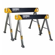 ToughBuilt - Folding Sawhorse/Jobsite Table - Sturdy, Durable, Lightweight, Heavy-Duty, 100% High Grade Steel, 41.5-Inch Easy Carry Handle - TB-C550