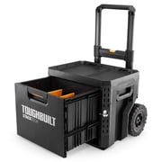 ToughBuilt StackTech 1-Drawer Rolling Locking Box, Portable Tool Storage & Organizer