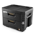 thumbnail image 1 of ToughBuilt StackTech 2-Drawer Locking Box, Portable Tool Storage & Equipment Organizer, 1 of 12