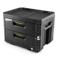 thumbnail image 1 of ToughBuilt StackTech 2-Drawer Locking Box, Portable Tool Storage & Equipment Organizer, 1 of 12