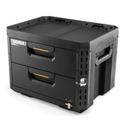 ToughBuilt StackTech 2-Drawer Locking Box, Portable Tool Storage & Equipment Organizer