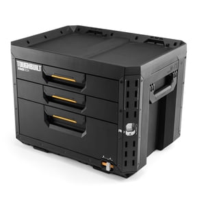ToughBuilt StackTech 3-Drawer Locking Box, Portable Tool Storage & Equipment Organizer