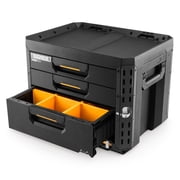 ToughBuilt StackTech 3-Drawer Locking Box, Portable Tool Storage & Equipment Organizer