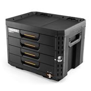 ToughBuilt StackTech 4-Drawer Locking Box, Portable Tool Storage & Equipment Organizer
