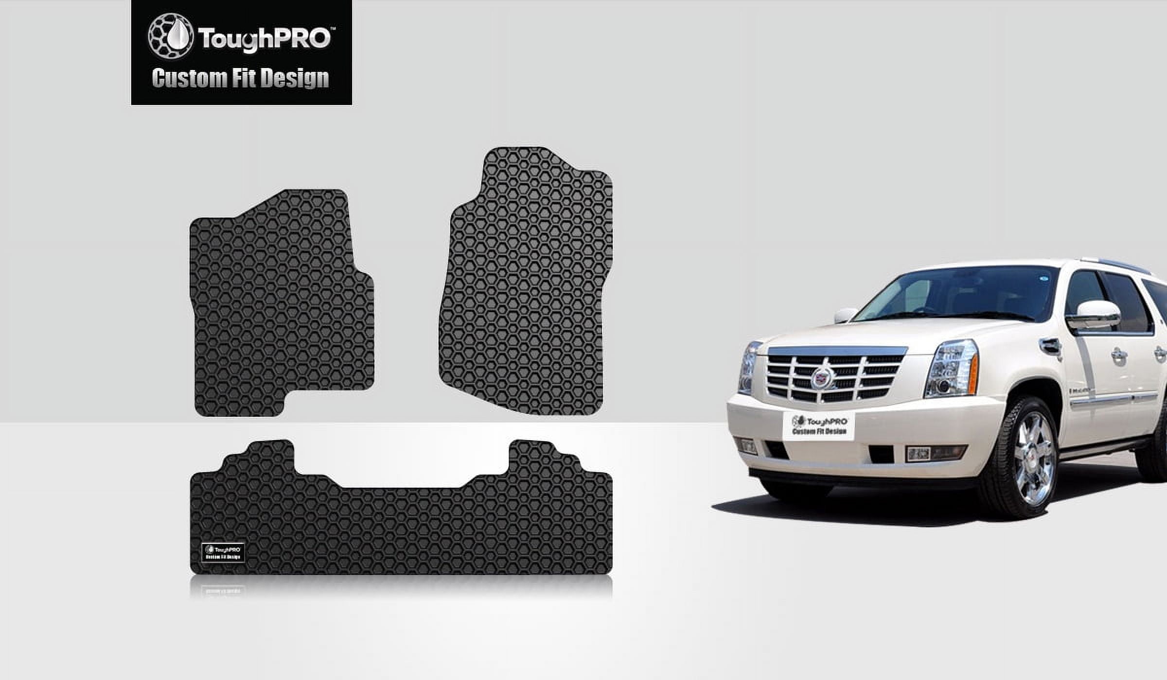 ToughPRO 1st & 2nd Row Mats Compatible with CADILLAC Escalade ESV