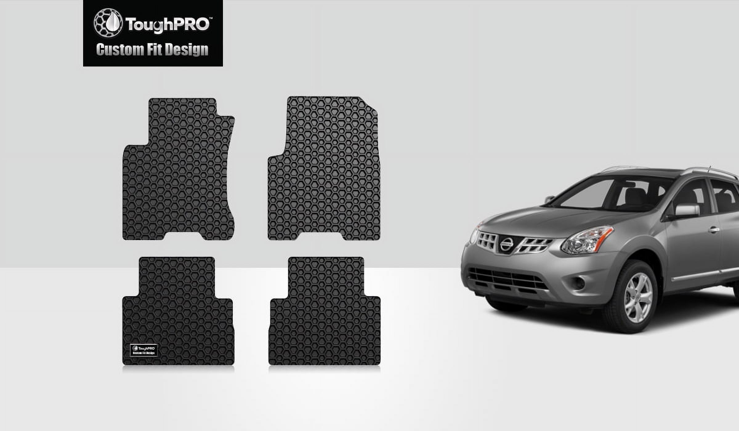 ToughPRO 1st & 2nd Row Mats Compatible with NISSAN Rogue All Weather Heavy Duty (Made in USA