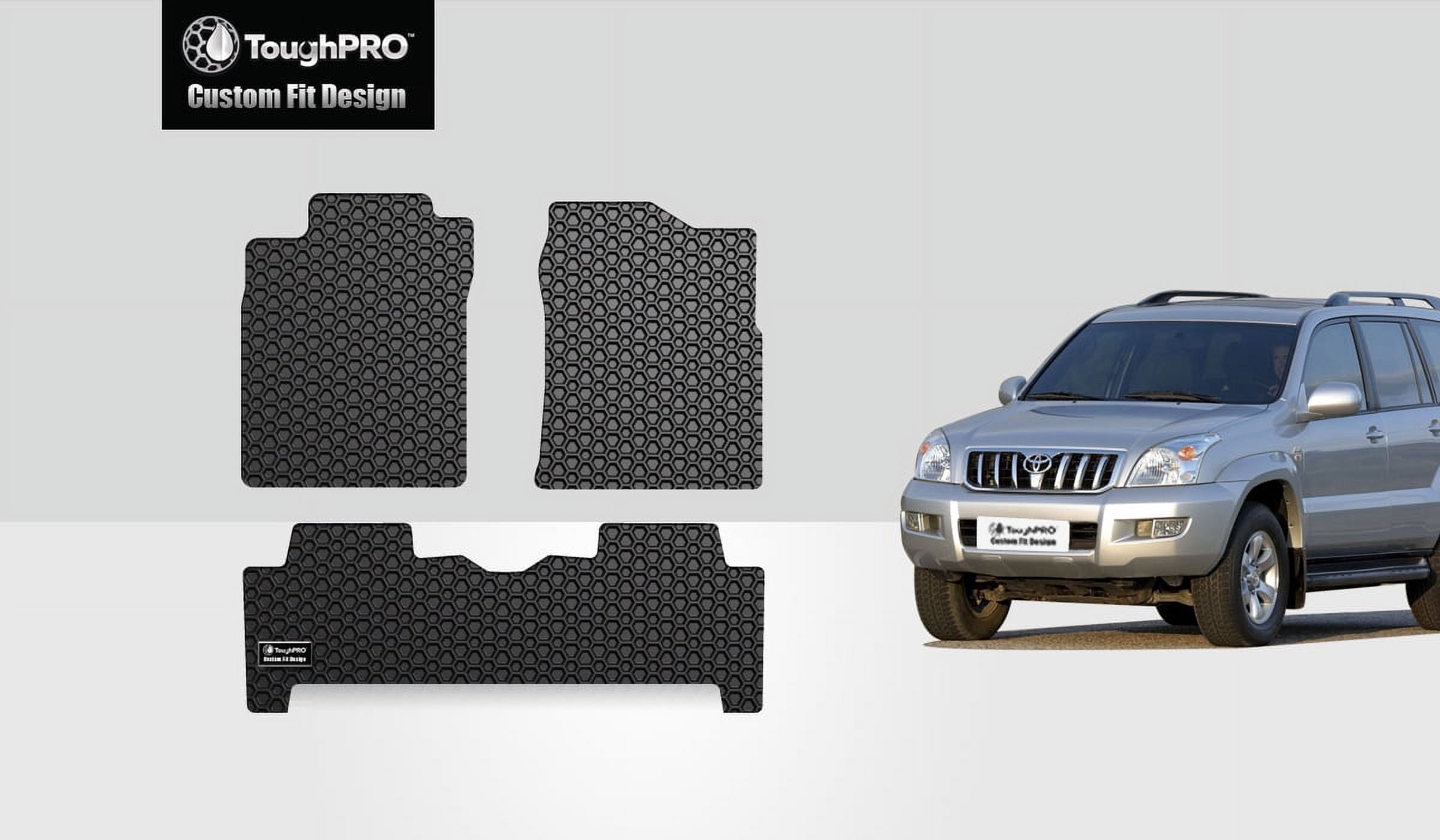 ToughPRO 1st & 2nd Row Mats Compatible with TOYOTA 4Runner All Weather Heavy Duty (Made in