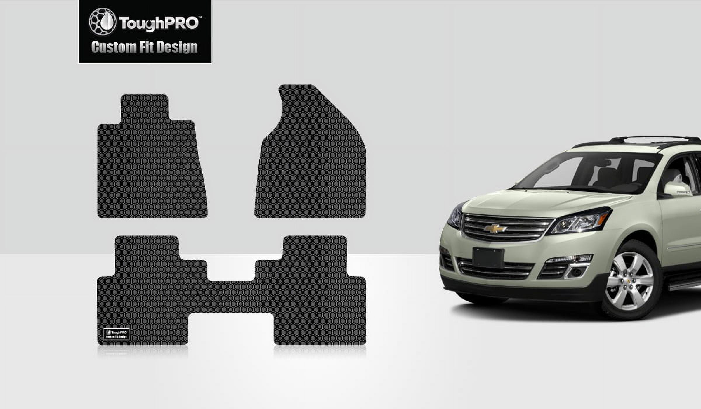 ToughPRO CHEVROLET Traverse 1st & 2nd Row Mats All Weather Heavy