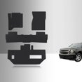 thumbnail interactive-video image 1 of ToughPRO Heavy-Duty Rubber Floor Mats – 2021-2025 Escalade ESV 2nd Row Bucket + 3rd Row – Black 1 of 4