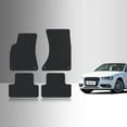 thumbnail image 1 of ToughPRO Front + 2nd Row Mats Compatible with Audi A4 2016 - All Weather Heavy Duty (Made in USA) Black Rubber, 1 of 5