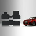 thumbnail image 1 of ToughPRO Front + 2nd Row Mats Compatible with BMW iX 2023 - All Weather Heavy Duty (Made in USA) Black Rubber, 1 of 5