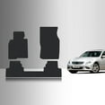 thumbnail image 1 of ToughPRO Front + 2nd Row Mats Compatible with Infiniti G37 2011 Coupe - All Weather Heavy Duty (Made in USA) Black Rubber, 1 of 5