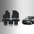 thumbnail image 1 of ToughPRO Front + 2nd Row Mats Compatible with KIA Sedona 2015 8 Passenger - All Weather Heavy Duty (Made in USA) Black Rubber, 1 of 5