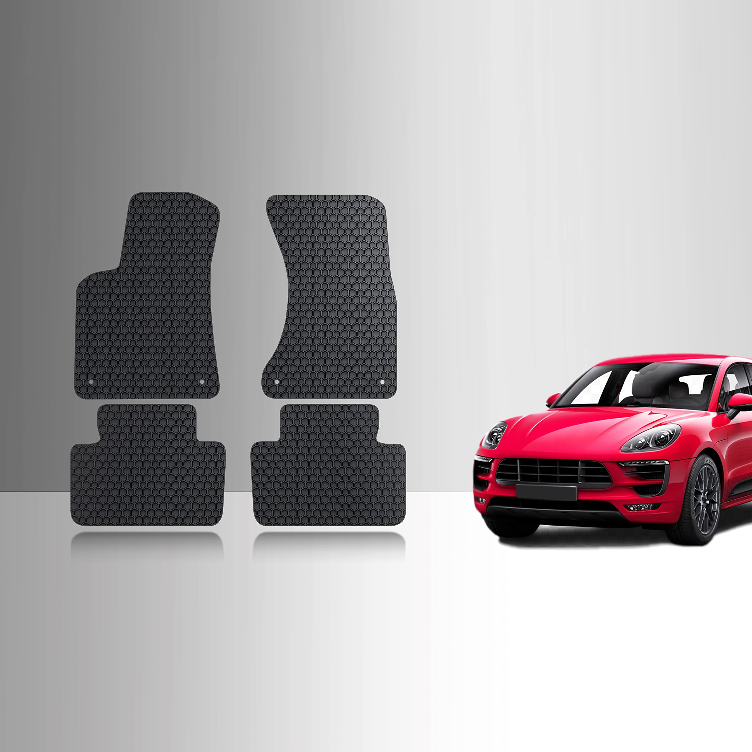 ToughPRO Front + 2nd Row Mats Compatible with Porsche Macan 2016 - All ...