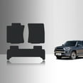 thumbnail image 1 of ToughPRO Front + 2nd Row Mats Compatible with Toyota 4Runner 2011 - All Weather Heavy Duty (Made in USA) Black Rubber, 1 of 5