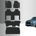 thumbnail image 1 of ToughPRO Front + 3rd Row + Trunk Mats Compatible with Chrysler Pacifica 2021 Hybrid Limited Trim - All Weather Heavy Duty (Made in USA) Black Rubber, 1 of 5