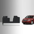thumbnail image 1 of ToughPRO Front Mats Compatible with Chrysler Town and Country 2010 - All Weather Heavy Duty (Made in USA) Black Rubber, 1 of 5