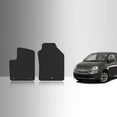 thumbnail image 1 of ToughPRO Front Mats Compatible with Fiat 500 2019 - All Weather Heavy Duty (Made in USA) Black Rubber, 1 of 5