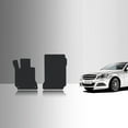 thumbnail image 1 of ToughPRO Front Mats Compatible with Mercedes Benz C300 2010 Sedan - All Weather Heavy Duty (Made in USA) Black Rubber, 1 of 5