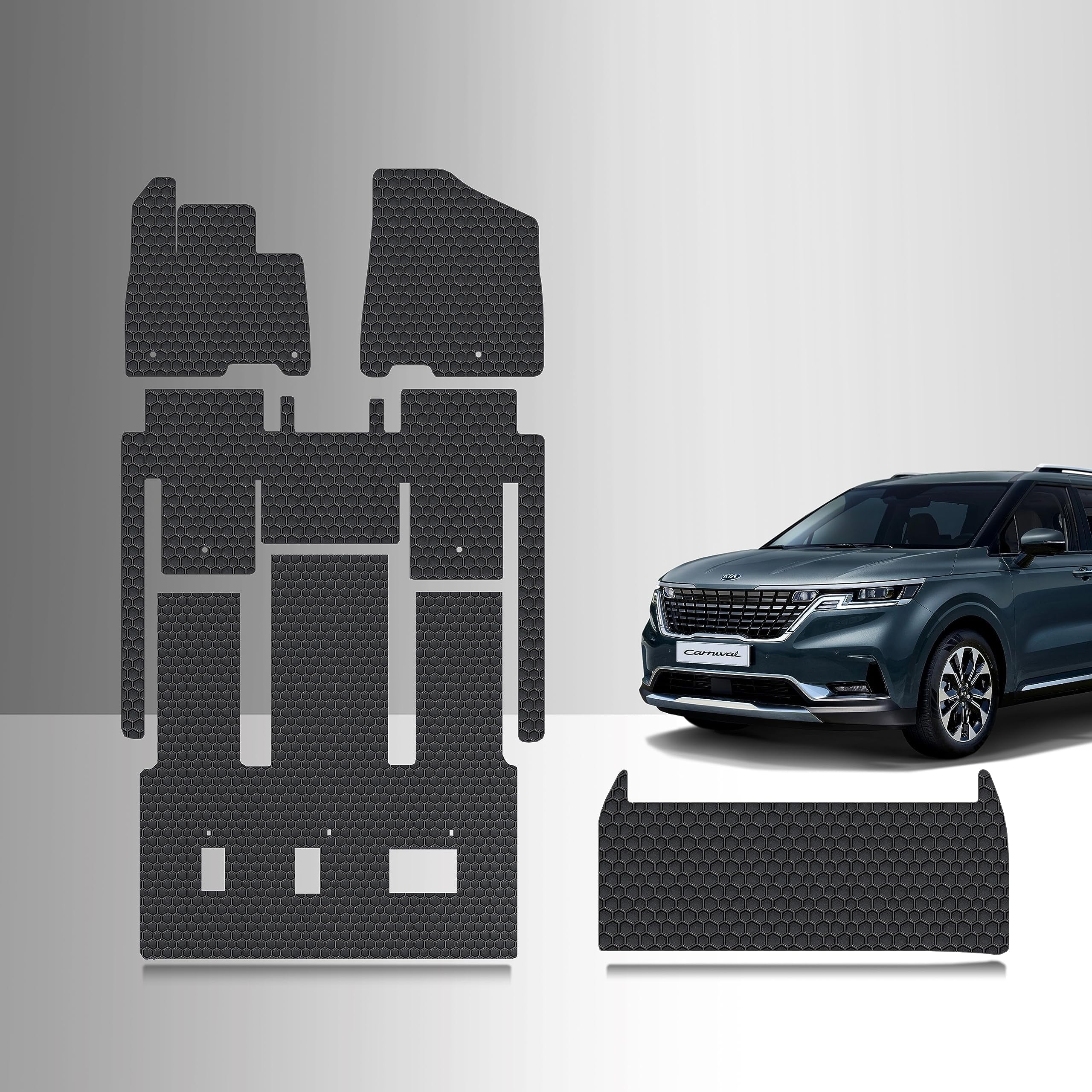 ToughPRO Full Set + Storage Mats Compatible with KIA Carnival 2024 7 ...