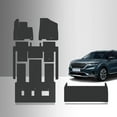 thumbnail image 1 of ToughPRO Full Set + Storage Mats Compatible with KIA Carnival Hybrid 2025 7 Seater - All Weather Heavy Duty (Made in USA) Black Rubber, 1 of 5