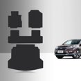 thumbnail image 2 of Black Nylon Floor Mats – For 2007-2011 Honda CR-V 4Dr, 3-Piece Set, Anti-Slip 2 of 2