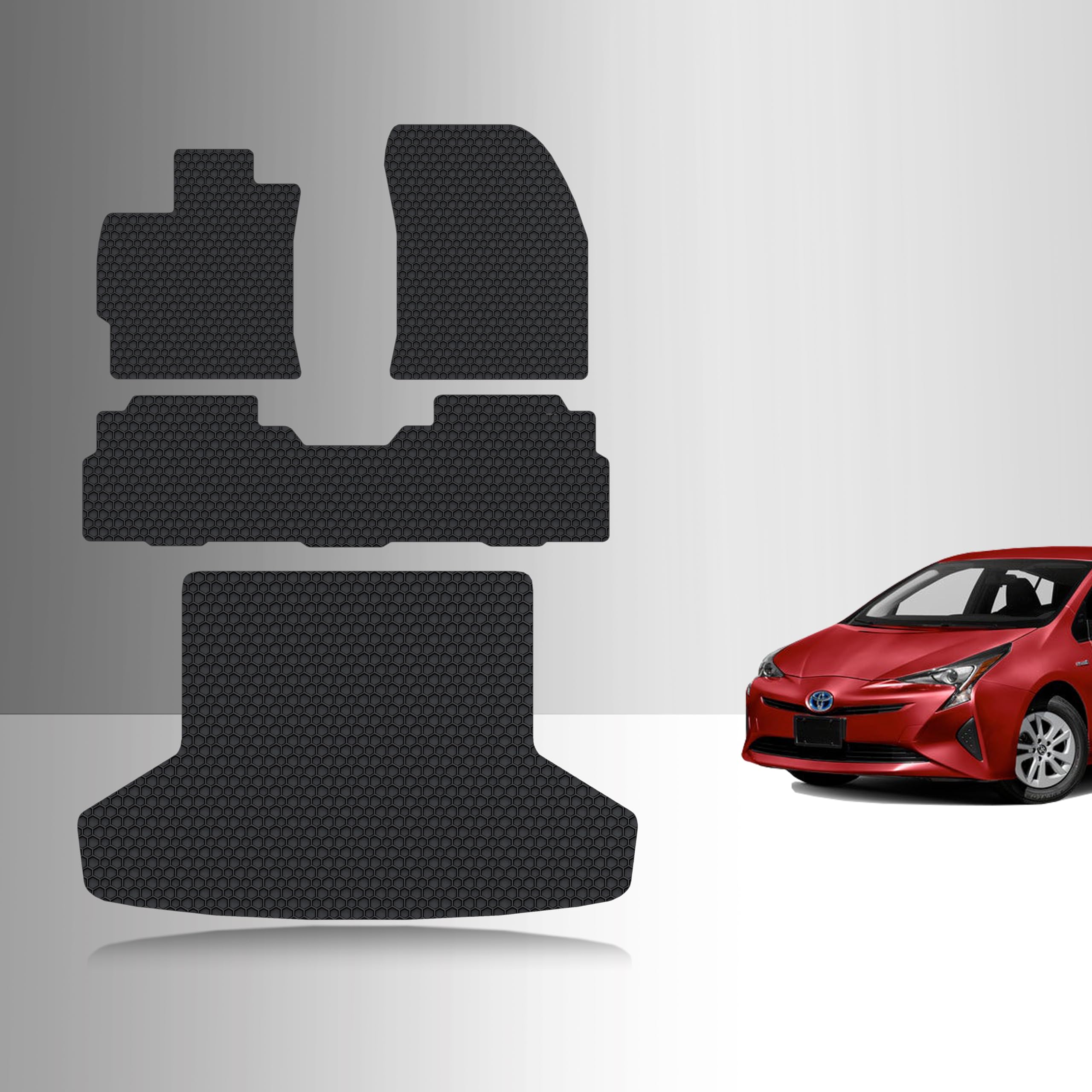 ToughPRO Full Set + Trunk Mats Compatible with Toyota Prius 2016 V ...