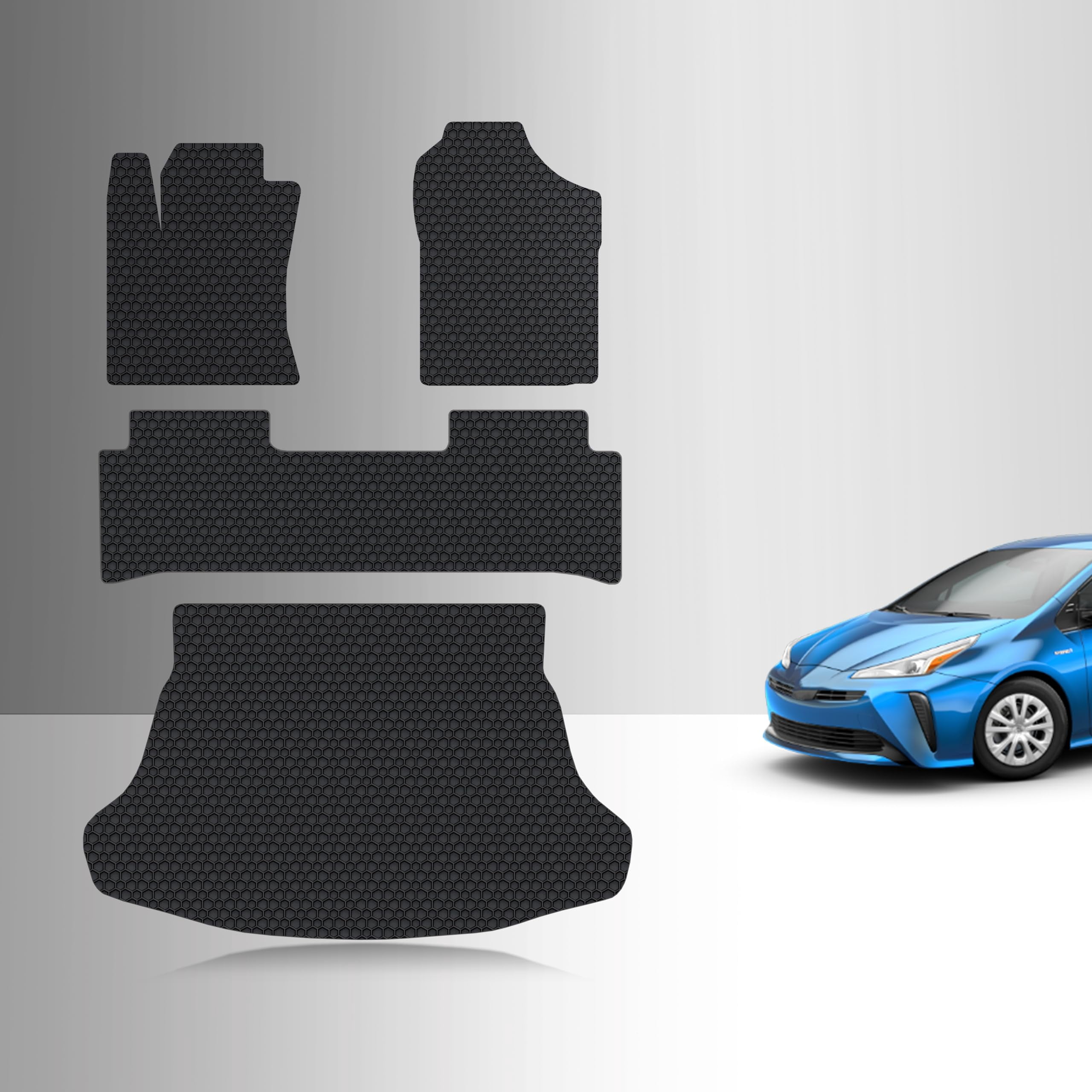 ToughPRO Full Set + Trunk Mats Compatible with Toyota Prius 2017 with ...