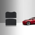 thumbnail image 1 of ToughPRO Storage + Trunk Mats Compatible with Tesla Model 3 2017 Not Included Back Trunk Mats - All Weather Heavy Duty (Made in USA) Black Rubber, 1 of 5