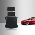 thumbnail image 1 of ToughPRO Storage + Trunk Mats Compatible with Tesla Model 3 2018 - All Weather Heavy Duty (Made in USA) Black Rubber, 1 of 5