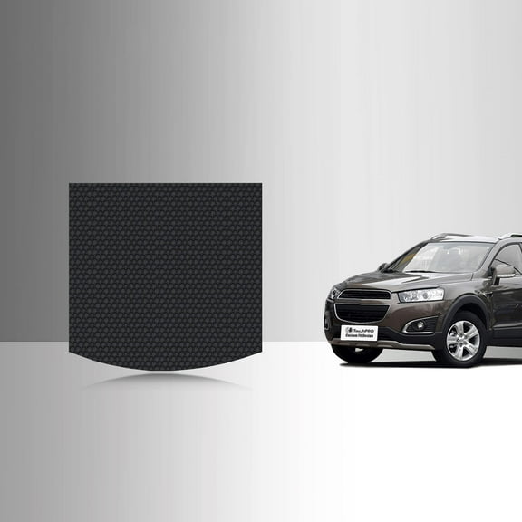 ToughPRO Trunk Mat Compatible with Chevrolet Captiva Sport 2012 - All Weather Heavy Duty (Made in USA) Black Rubber