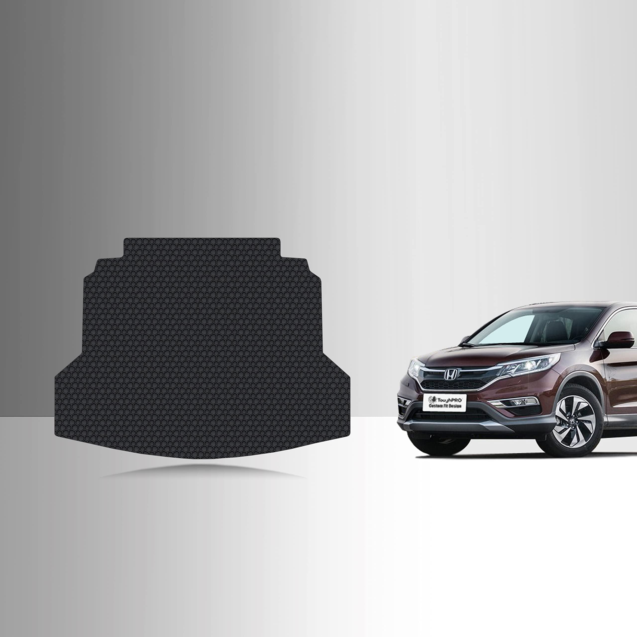 ToughPRO Black Cargo Mat For Honda CR-V 2002-2006 – All-Weather Custom Fit, Heavy Duty Rubber Liner