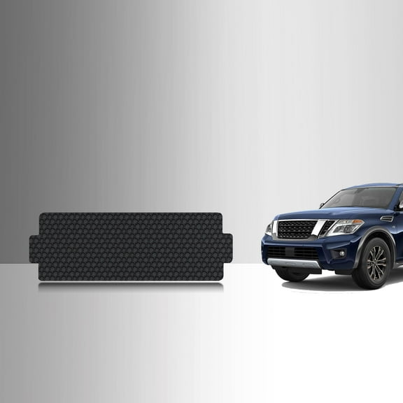 ToughPRO Trunk Mat Compatible with Nissan Armada 2004 3rd Row Up - All Weather Heavy Duty (Made in USA) Black Rubber