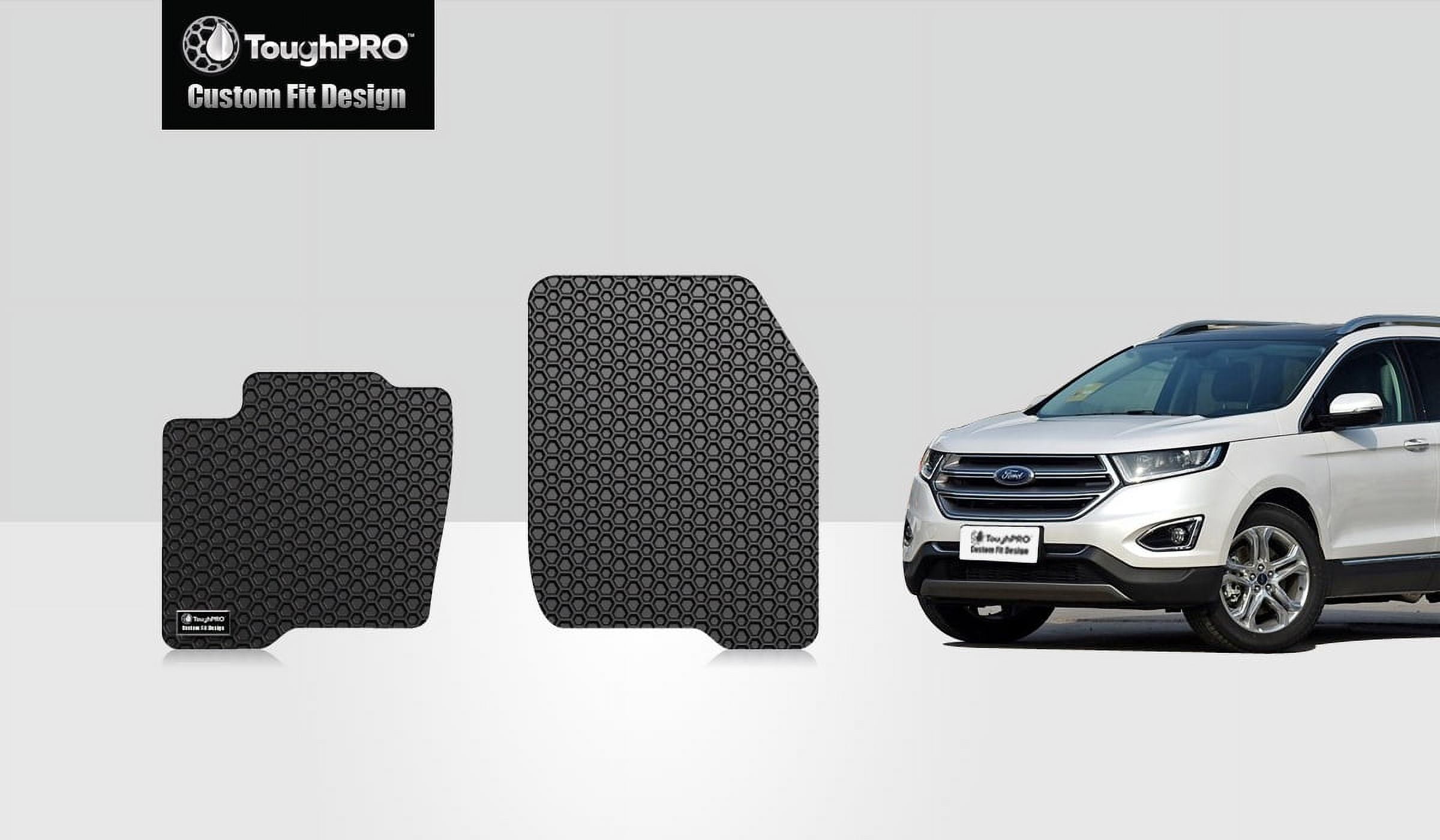 ToughPRO Two Front Mats Compatible with FORD Edge All Weather Heavy