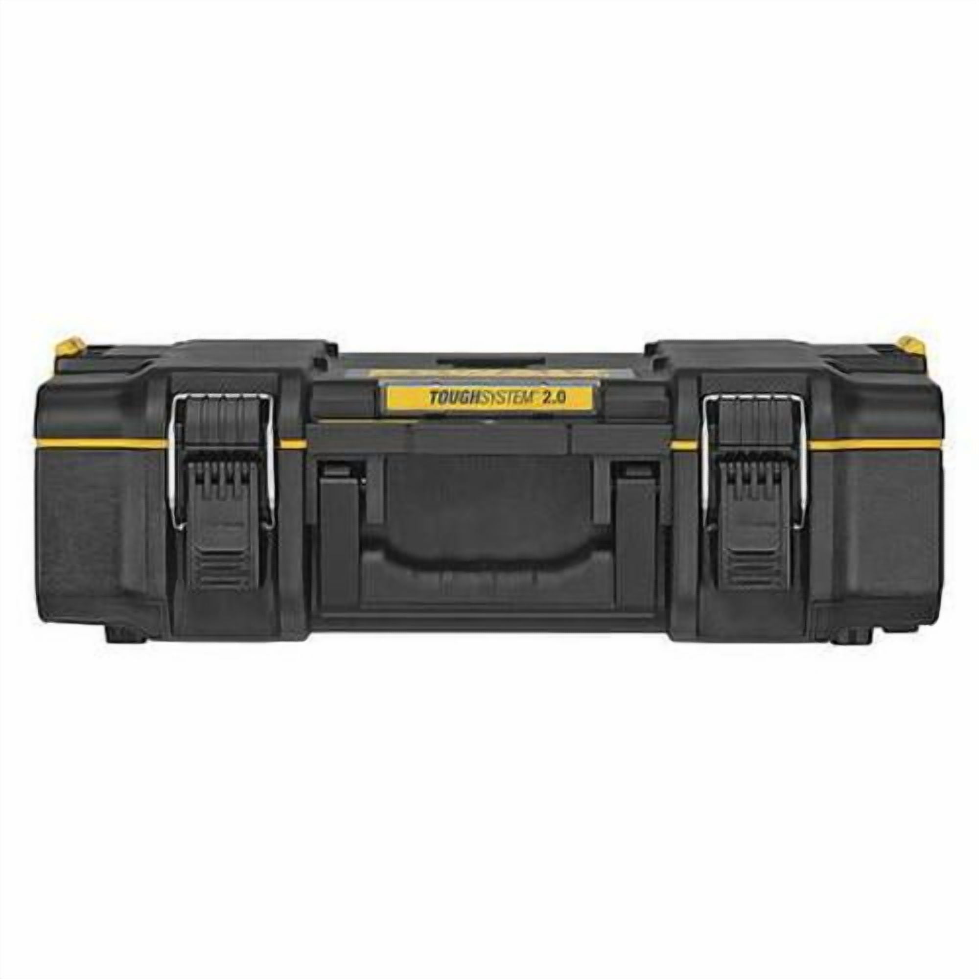 Dewalt ToughSystem 2.0 Tool Box, Plastic, Black, 22 in W x 15 in D x 7 in H